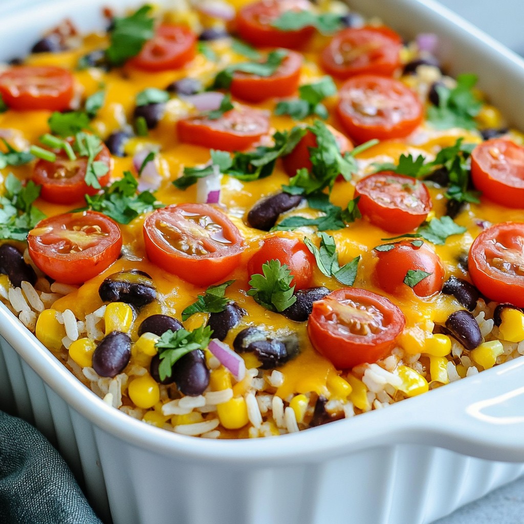 Cheesy Mexican Rice Casserole Easy and Flavorful Dish