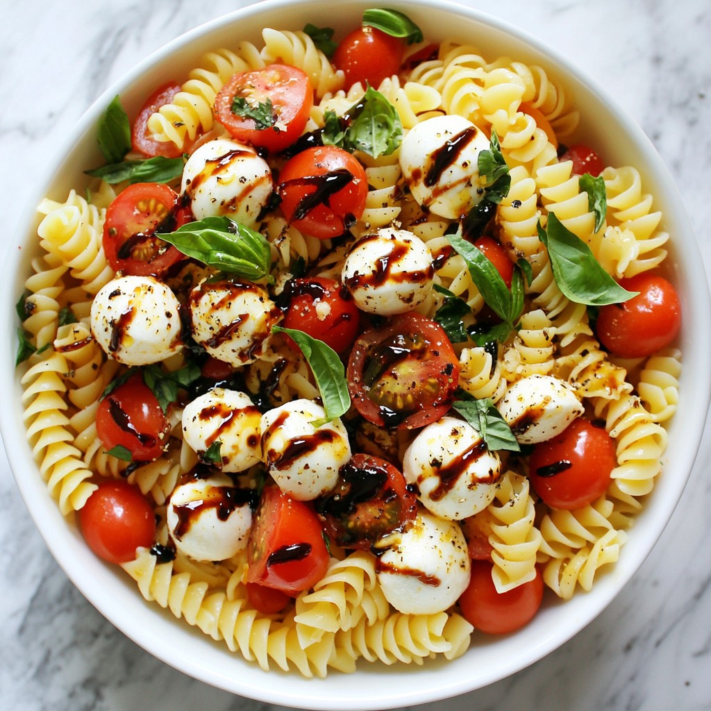 Caprese Pasta Salad Fresh and Flavorful Recipe Guide
