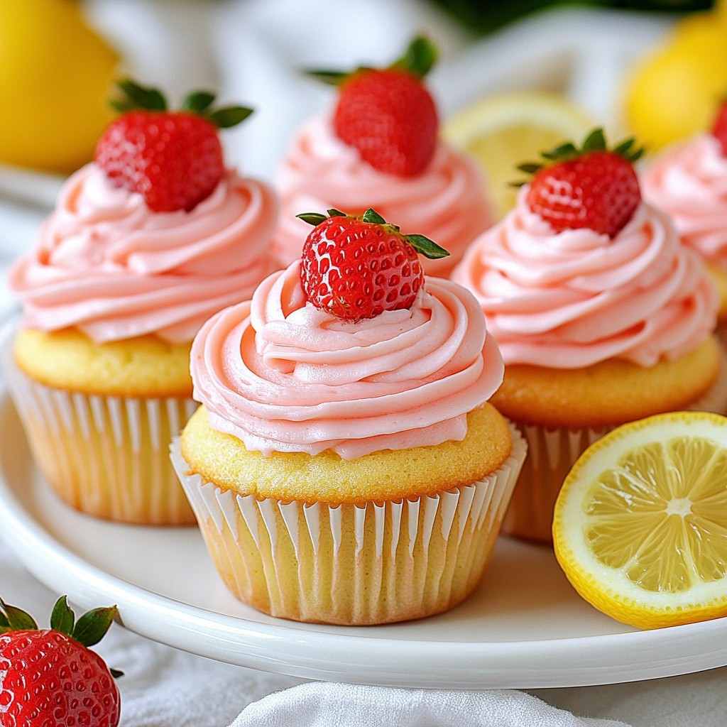 Delightful Strawberry Lemonade Cupcakes Easy Recipe