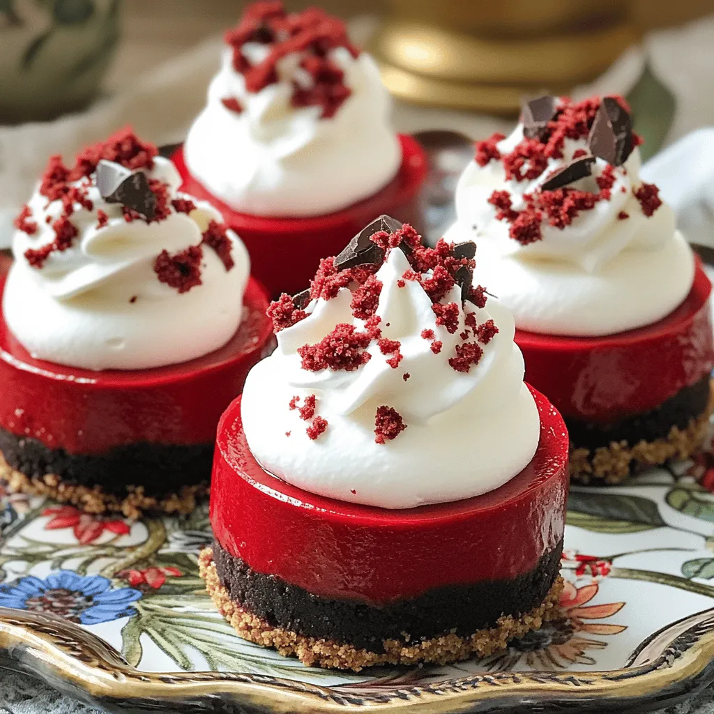 Delectable Mini Red Velvet Cheesecake Easy to Make